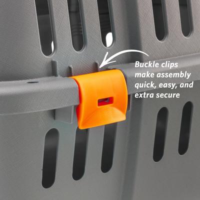 Show full view: Ferplast Jet Value Cat & Dog Carrier, Orange, X-Small slide 4 of 7