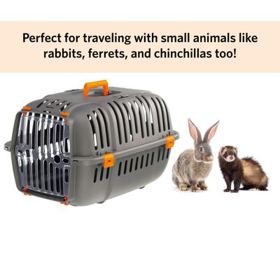 Show full view: Ferplast Jet Value Cat & Dog Carrier, Orange, X-Small slide 6 of 7