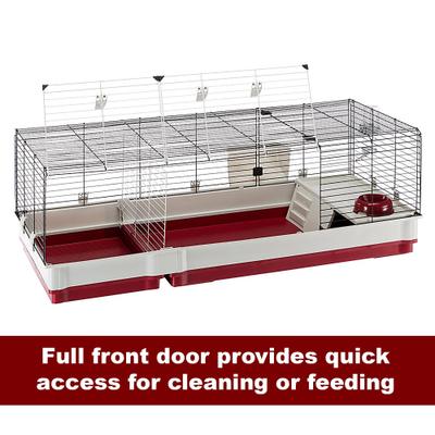 Show full view: Ferplast Krolik 140 Rabbit Cage & Wire Hutch slide 5 of 10