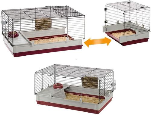 Show full view: Ferplast Krolik 140 Rabbit Cage & Wire Hutch slide 8 of 10
