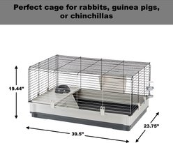 Ferplast Krolik Rabbit Cage, Gray, Large slide 2 of 9