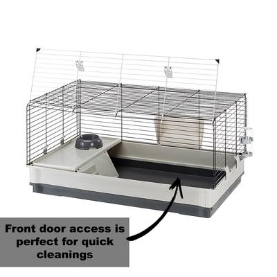 Show full view: Ferplast Krolik Rabbit Cage, Gray, Large slide 4 of 10