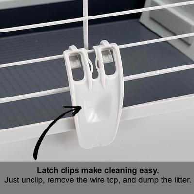 Show full view: Ferplast Krolik Rabbit Cage, Gray, Large slide 5 of 10