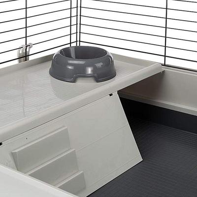 Show full view: Ferplast Krolik Rabbit Cage, Gray, Large slide 7 of 10
