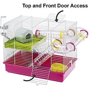 Ferplast Laura Hamster Cage, Violet