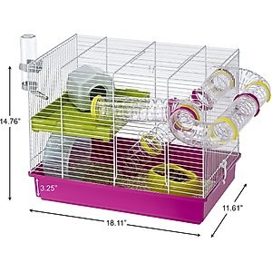 Ferplast Laura Hamster Cage, Violet