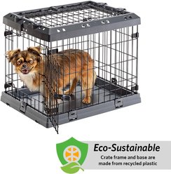 Ferplast Superior Hybrid ECO Dog Crate & Playpen, Gray, 24-in slide 2 of 7