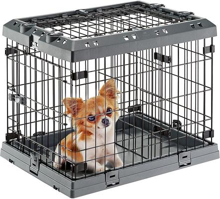 Show full view: Ferplast Superior Hybrid ECO Dog Crate & Playpen, Gray, 24-in slide 3 of 9