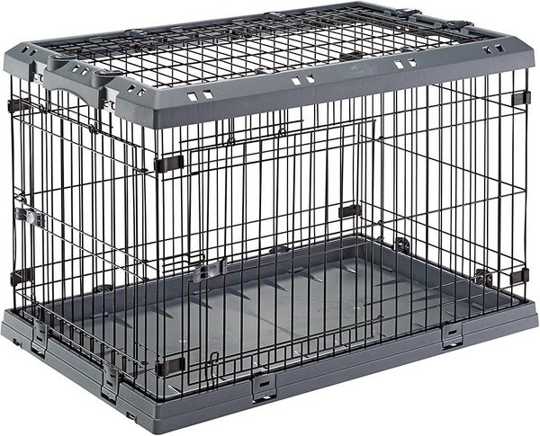 Show full view: Ferplast Superior Hybrid ECO Dog Crate & Playpen, Gray, 36-in slide 1 of 11