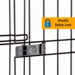Show in main carousel: Ferplast Superior Hybrid ECO Dog Crate & Playpen, Gray, 36-in slide 5 of 11
