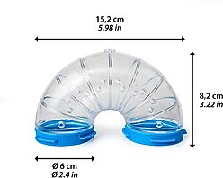 Ferplast U-Turn Tunnel Hamster Cage Play Tube, 6-in slide 2 of 2