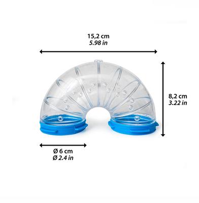 Show full view: Ferplast U-Turn Tunnel Hamster Cage Play Tube, 6-in slide 2 of 2