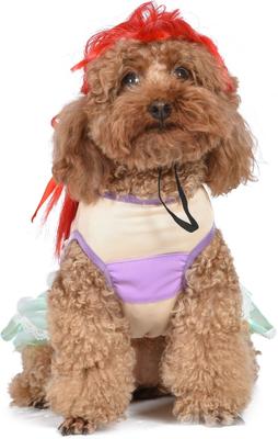Show full view: Fetch For Pets Disney Halloween Princess Ariel Dog Costume, Small slide 2 of 5