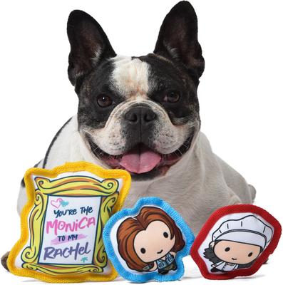 Show full view: Fetch For Pets Friends V-Day "Better Together" Canvas Squeaky Dog Toy, 3 count slide 4 of 4