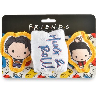 Fetch For Pets Fetch for Pets Friends V-Day "Hug & Roll" Canvas Squeaky Dog Toy, 3 count