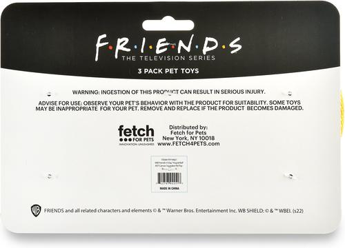Show full view: Fetch For Pets Friends V-Day "Hug & Roll" Canvas Squeaky Dog Toy, 3 count slide 4 of 5