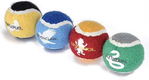 Show full view: Fetch For Pets Harry Potter 4PK Hogwarts Pride Tennis Ball Dog Toy slide 3 of 7