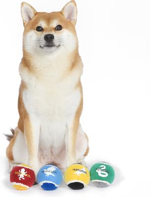 Show full view: Fetch For Pets Harry Potter 4PK Hogwarts Pride Tennis Ball Dog Toy slide 6 of 7