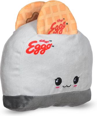 Show full view: Fetch For Pets Kellogg's Eggo Happy Toaster Burrow Plush Squeaky Dog Toy slide 3 of 7