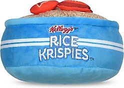 Fetch For Pets Kellogg's Rice Krispies Bowl Plush Figure Squeaky Dog Toy, Small
