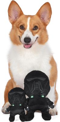 Show full view: Fetch For Pets Star Wars Black Storm Trooper Plush Figure Dog Toy, Large slide 4 of 5