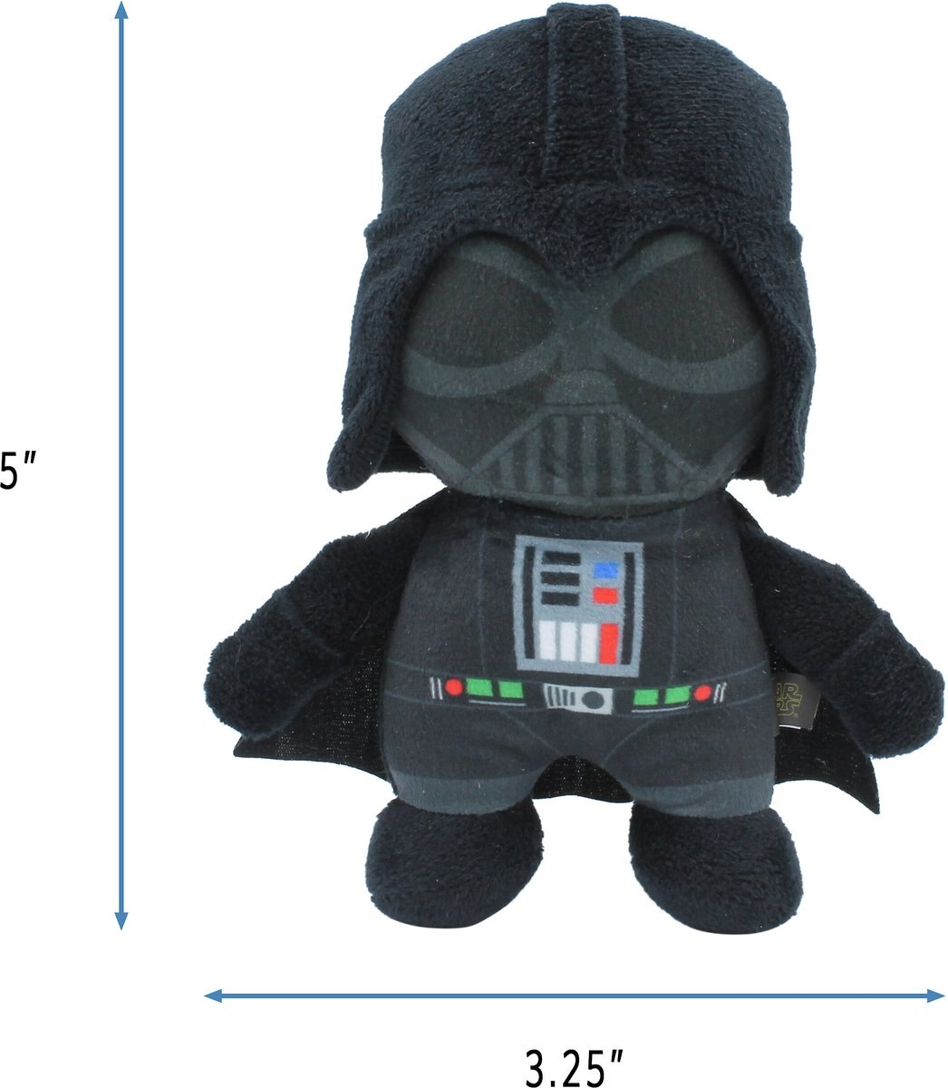 Fetch For Pets Star Wars Darth Vadar Plush Flattie Dog Toy