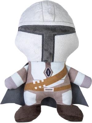 Show full view: Fetch For Pets Star Wars: Mandalorian "Mandalorian" Squeaky Plush Dog Toy, 6-in slide 1 of 5
