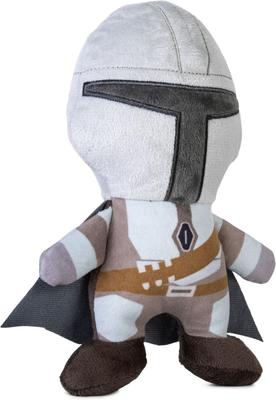 Show full view: Fetch For Pets Star Wars: Mandalorian "Mandalorian" Squeaky Plush Dog Toy, 6-in slide 2 of 5