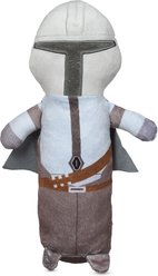 Fetch For Pets Star Wars Mandalorian Mando Bobo Plush Squeaky Dog Toy, Large