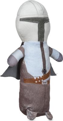 Show full view: Fetch For Pets Star Wars Mandalorian Mando Bobo Plush Squeaky Dog Toy, Small slide 2 of 5