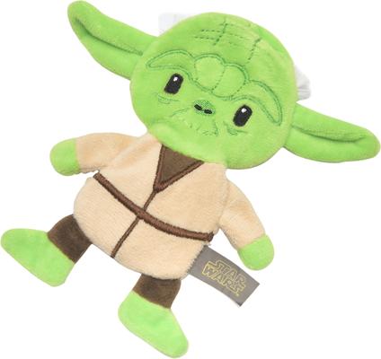 Show full view: Fetch For Pets Star Wars Yoda Plush Flattie Dog Toy, 6-in slide 3 of 6