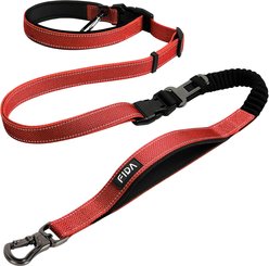 FIDA 6-IN-1 Feature Dog Leash, 6.5-ft long, 1-in wide, Red