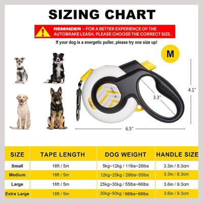 Show full view: FIDA Autobrake Retractable Dog Leash, Medium slide 6 of 11