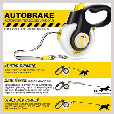Show full view: FIDA Autobrake Retractable Dog Leash, X-Large slide 6 of 12