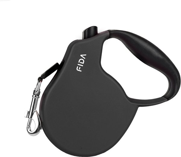Show full view: FIDA FD92N Retractable Dog Leash, Black, Small: 13-ft long slide 1 of 4