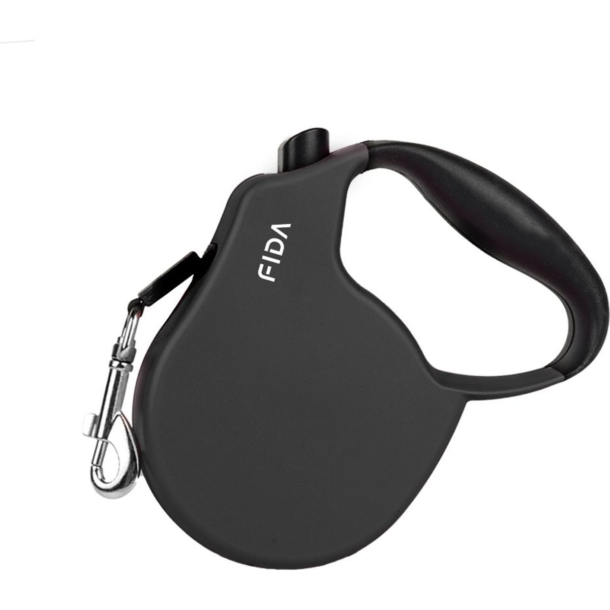 FIDA FD92N Retractable Dog Leash, Black, Small: 13-ft long