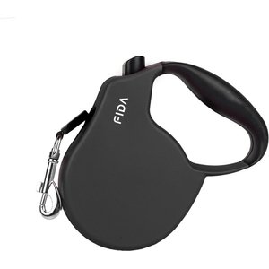 FIDA FD92N Retractable Dog Leash, Black, Small: 13-ft long