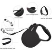 Show in main carousel: FIDA FD92N Retractable Dog Leash, Black, Small: 13-ft long slide 2 of 4