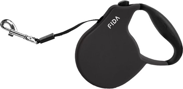Show full view: FIDA FD92N Retractable Dog Leash, Black, Small: 13-ft long slide 3 of 4