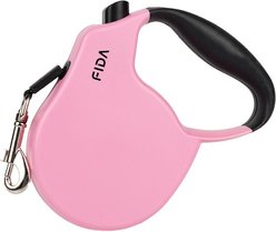 FIDA FD92N Retractable Dog Leash, Pink, Medium: 16-ft long