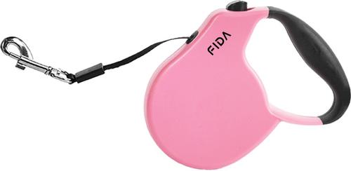 Show full view: FIDA FD92N Retractable Dog Leash, Pink, X-Small: 8-ft long slide 3 of 4