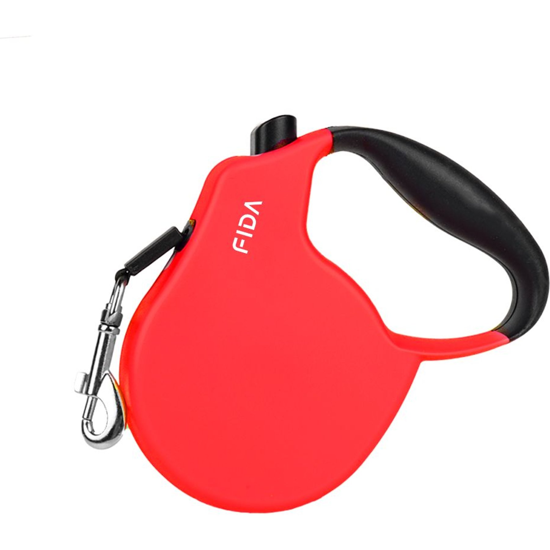 FIDA FD92N Retractable Dog Leash, Red, Small: 13-ft long