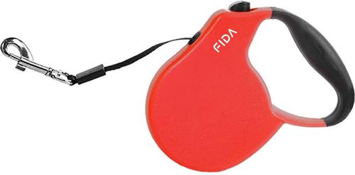 Show full view: FIDA FD92N Retractable Dog Leash, Red, Small: 13-ft long slide 3 of 4