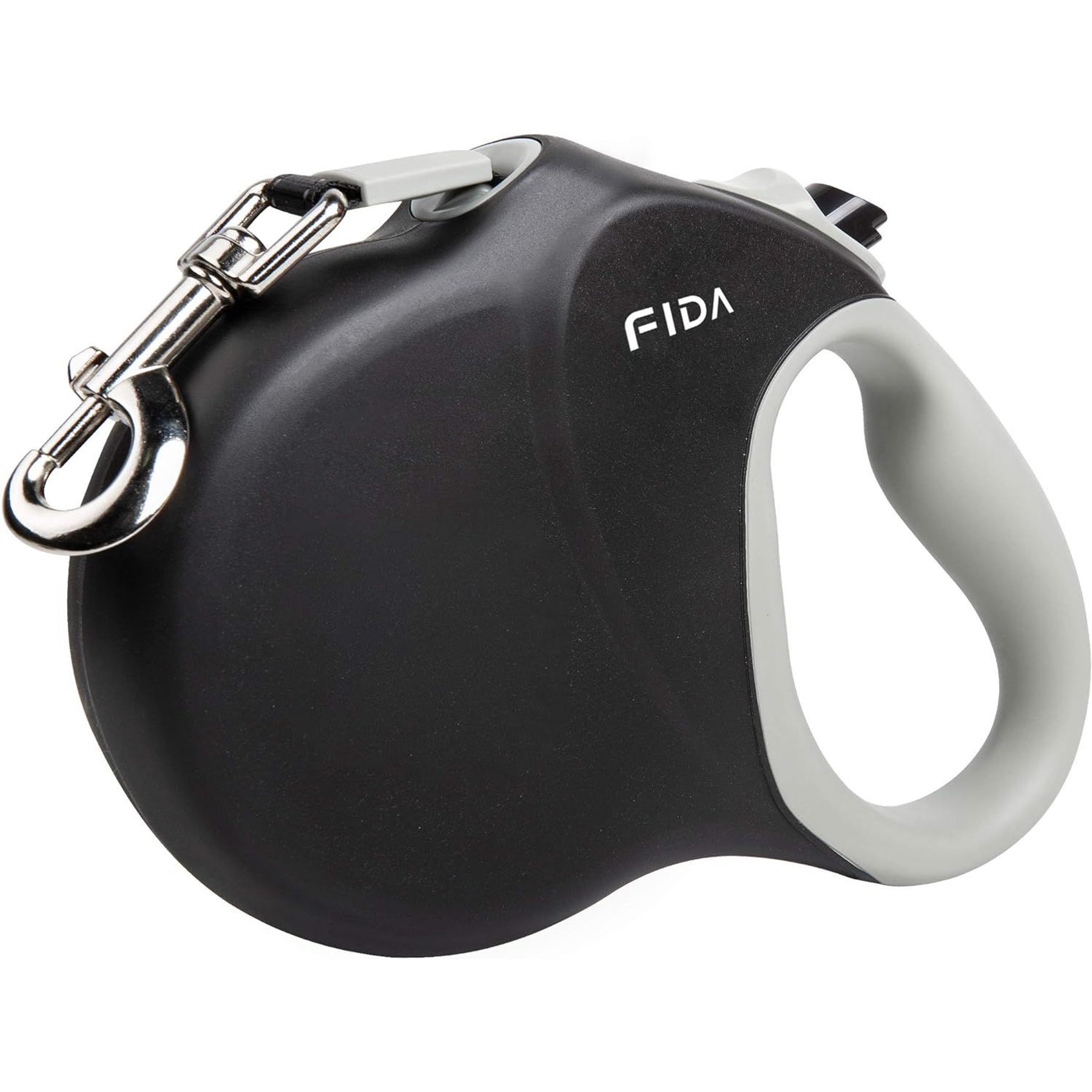 FIDA FD9313A-8M Retractable Dog Leash, Large: 26-ft long, Black