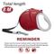 Show in main carousel: FIDA FD9313A-8M Retractable Dog Leash, Large: 26-ft long, Red slide 3 of 7