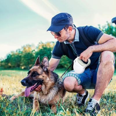 Show full view: FIDA FD9313A-8M Retractable Dog Leash, Large: 26-ft long, White slide 7 of 7