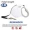 Show in main carousel: FIDA FD9313A-8M Retractable Dog Leash, Large: 26-ft long, White slide 6 of 7