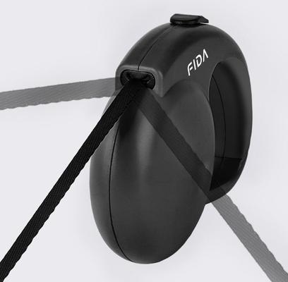 Show full view: FIDA FD94 Mini-25 Mini Retractable Dog Leash, X-Small: 8-ft long, 1/4-in wide, Black slide 4 of 5