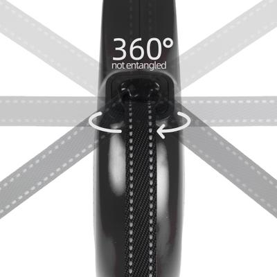 Show full view: FIDA JFA Retractable Dog Leash, Black, Large: 16-ft long slide 3 of 7