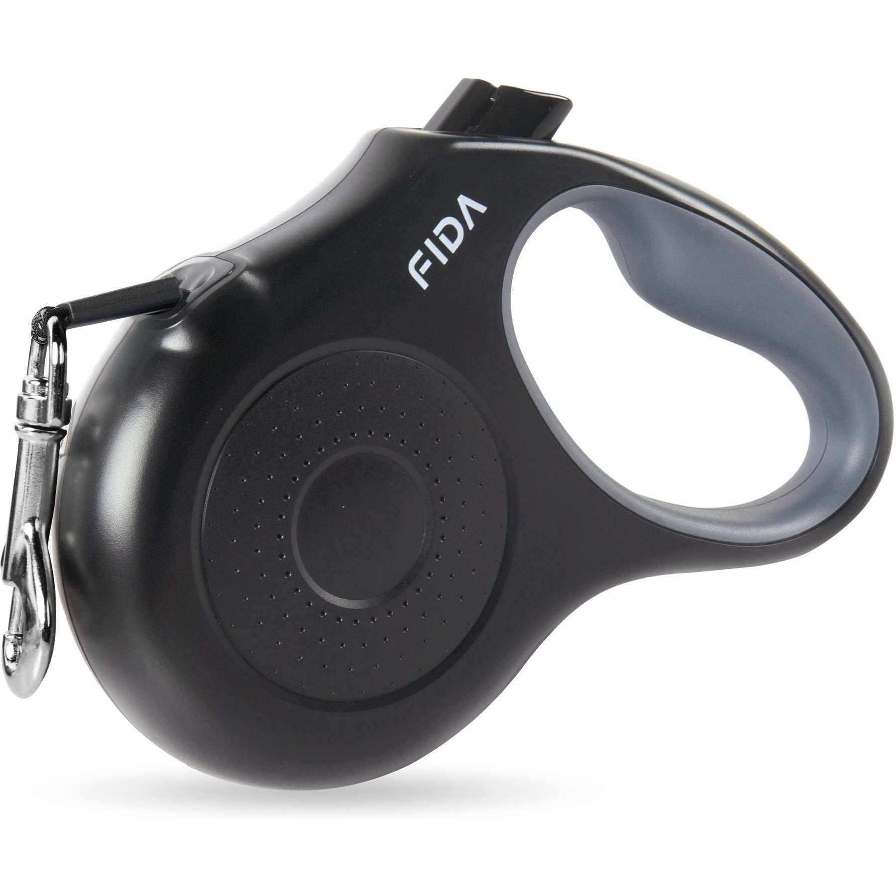FIDA JFA Retractable Dog Leash, Black, Small: 16-ft long